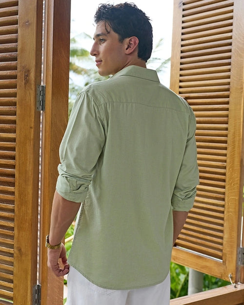 Zlifornia premium light green shirt